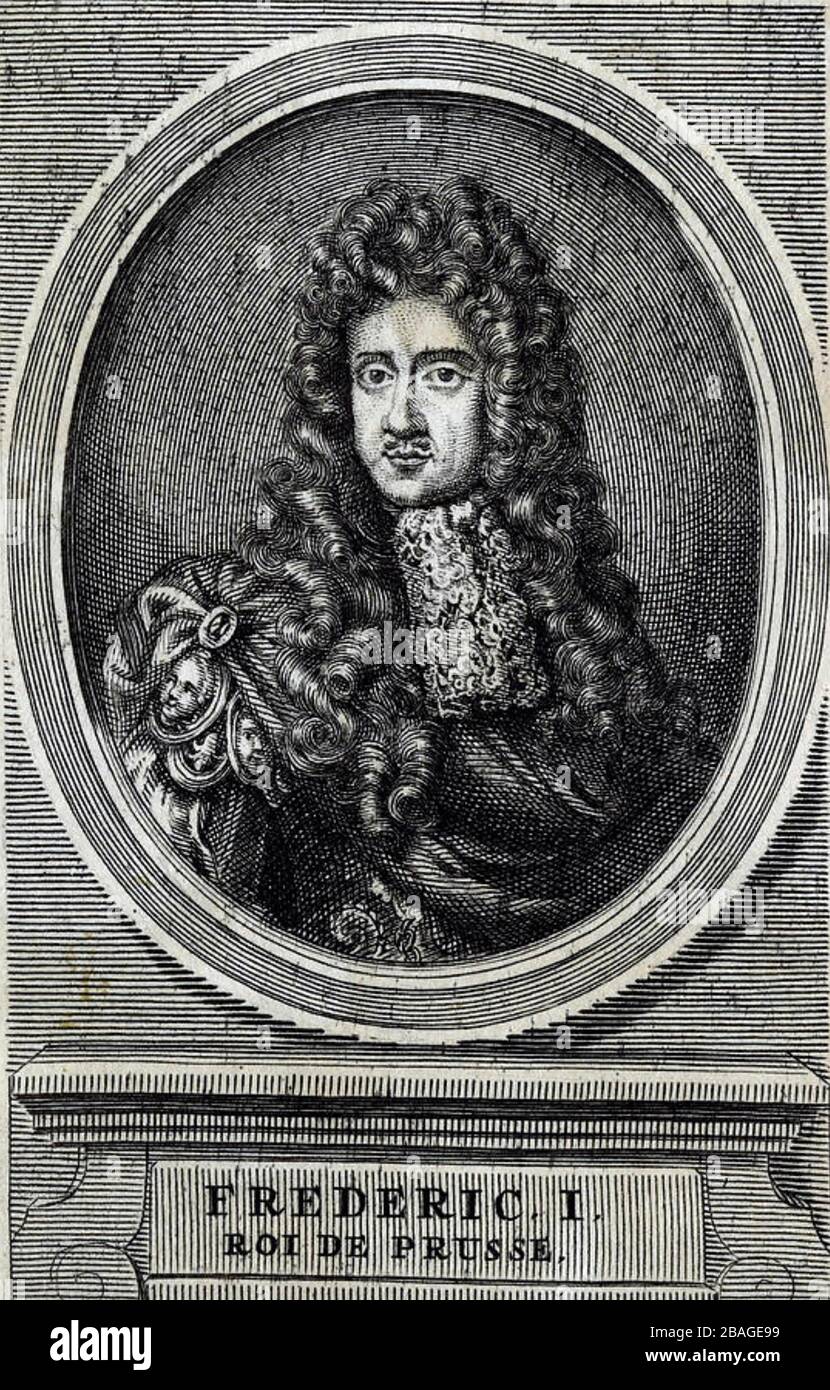 FREDERICK I OF PRUSSIA (1657-1713) Stock Photo