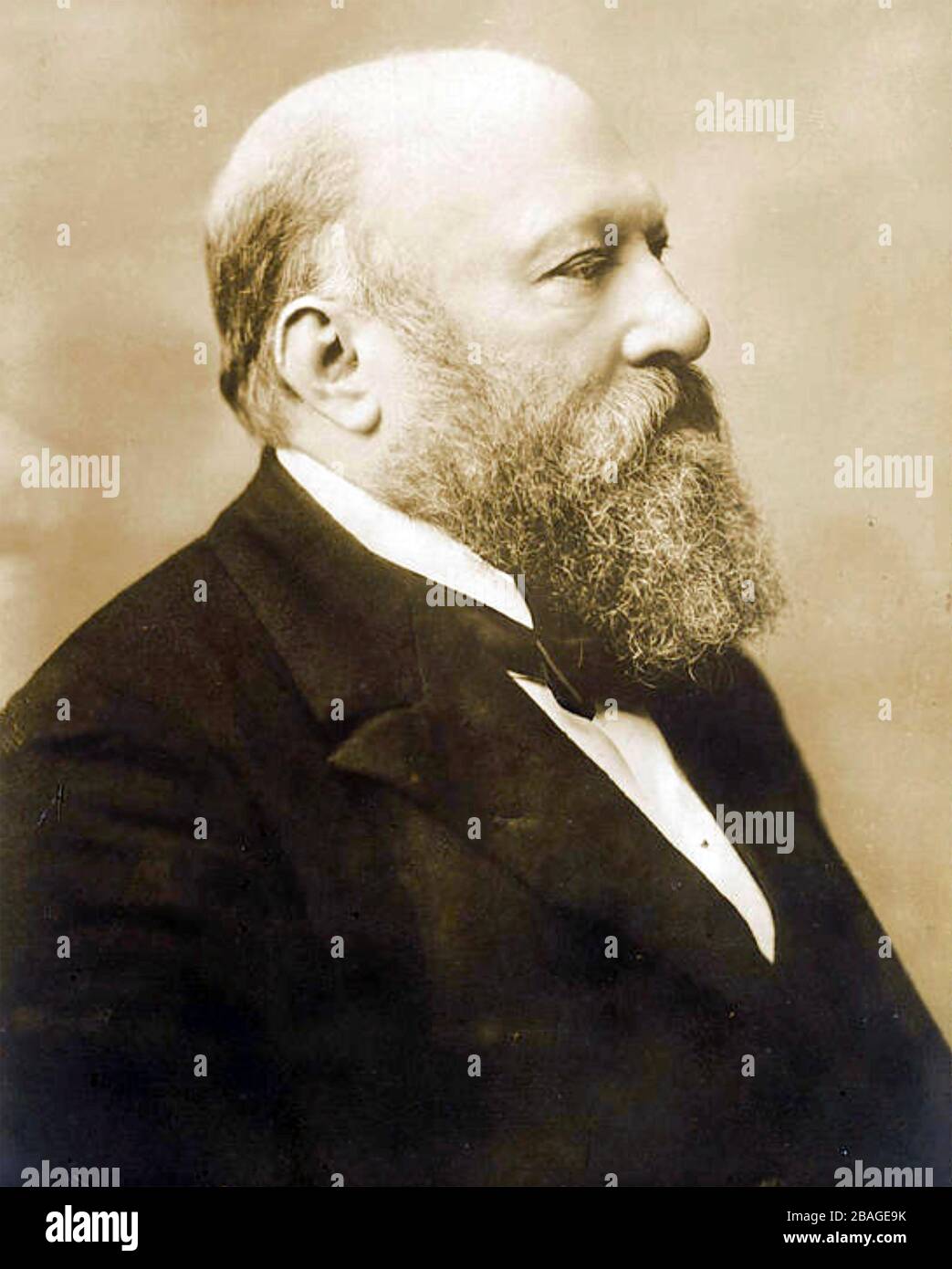 HANS RICHTER (18453-1916) Austro-Hungarian musical conductor Stock Photo