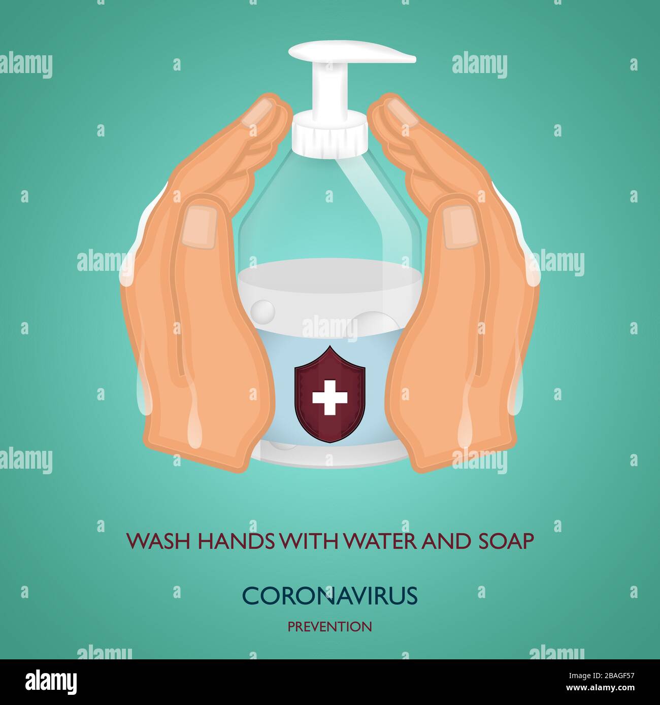 Coronavirus prevention poster Stock Vector Image & Art - Alamy
