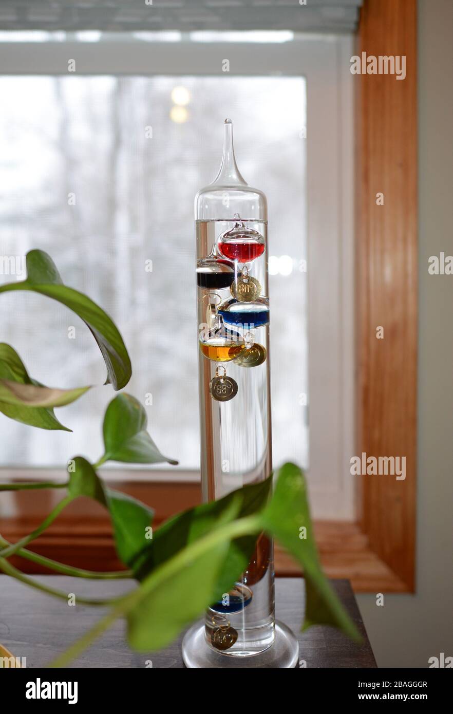 Thermomètre de Galilée Photo Stock - Alamy