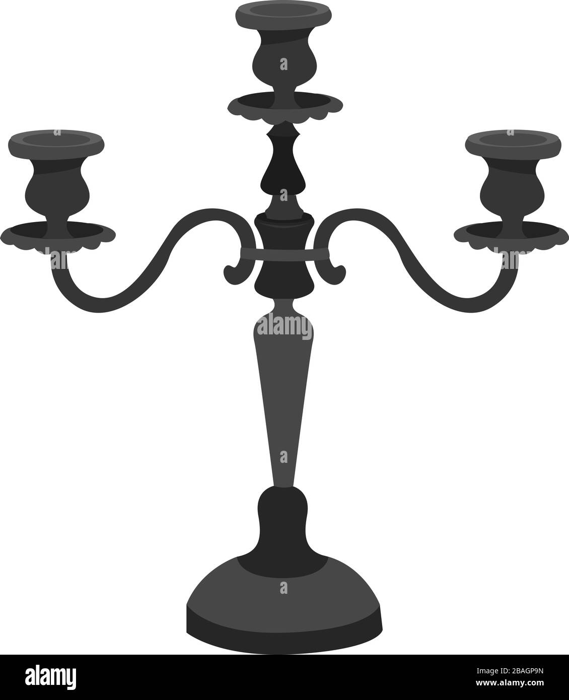 Candelabra, illustration, vector on white background Stock Vector Image & Art Alamy