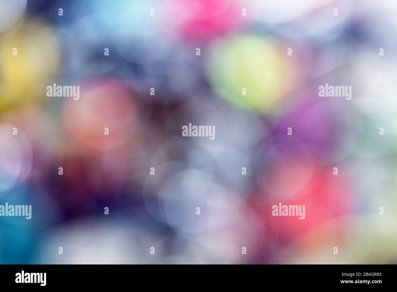 bright tender multi-colored bokeh Stock Photo