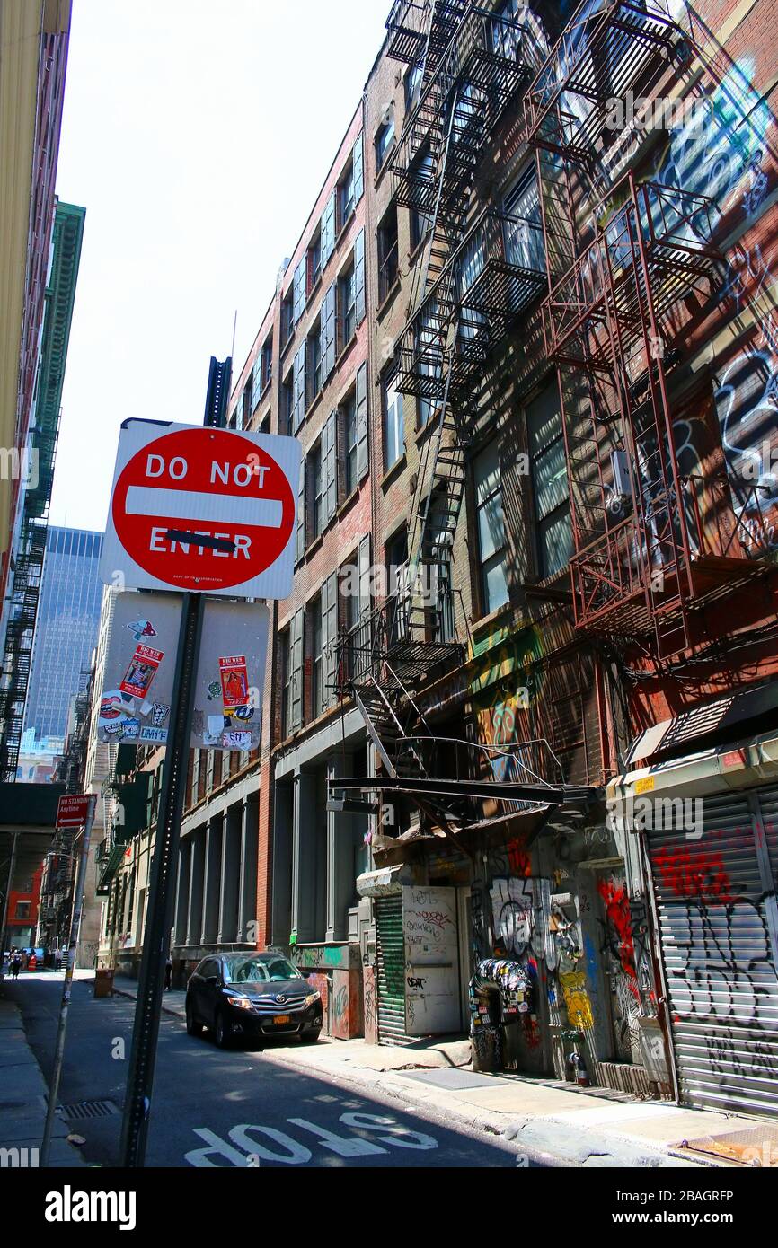 Cortlandt Alley is one of few remaining, and most filmed, back alleys
