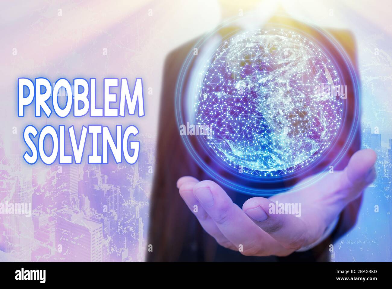 Conceptual Hand Writing Showing Problem Solving Concept Meaning Process Of Finding Solutions To Difficult Or Complex Issues Elements Of This Image Fu Stock Photo Alamy