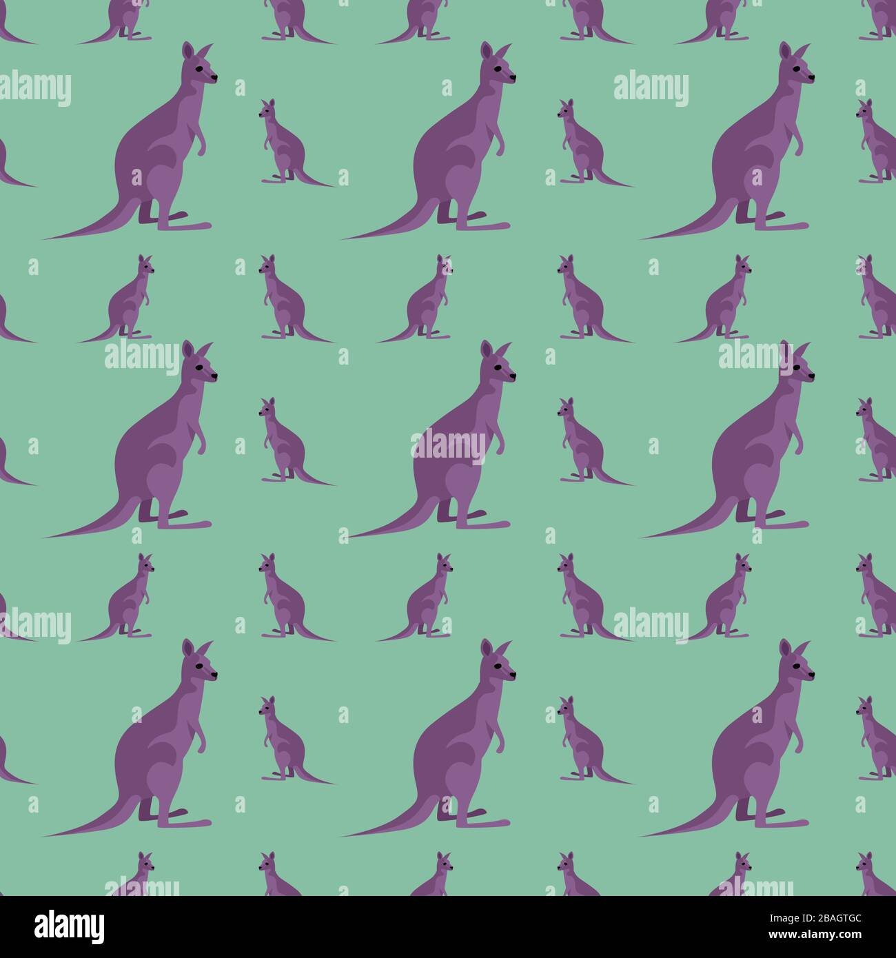 Kangaroo pattern hi-res stock photography and images - Alamy