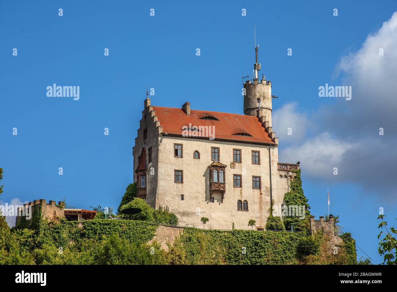 Goessweinstein Castle, Germany, Bavaria, Upper Franconia, Oberfranken, Pottenstein Stock Photo