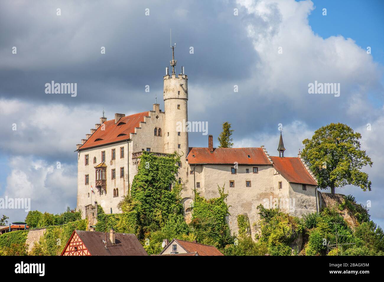 Goessweinstein Castle, Germany, Bavaria, Upper Franconia, Oberfranken, Pottenstein Stock Photo