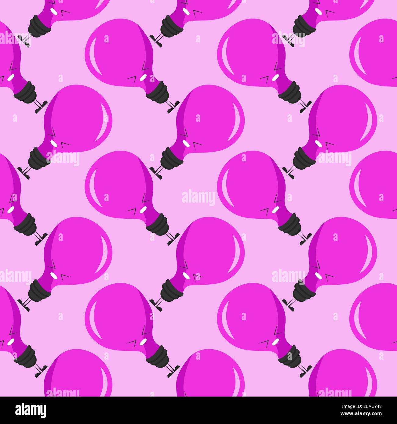 Bulb Vector Pink Pink bulbs pattern, illustration, vector on white background Stock ...