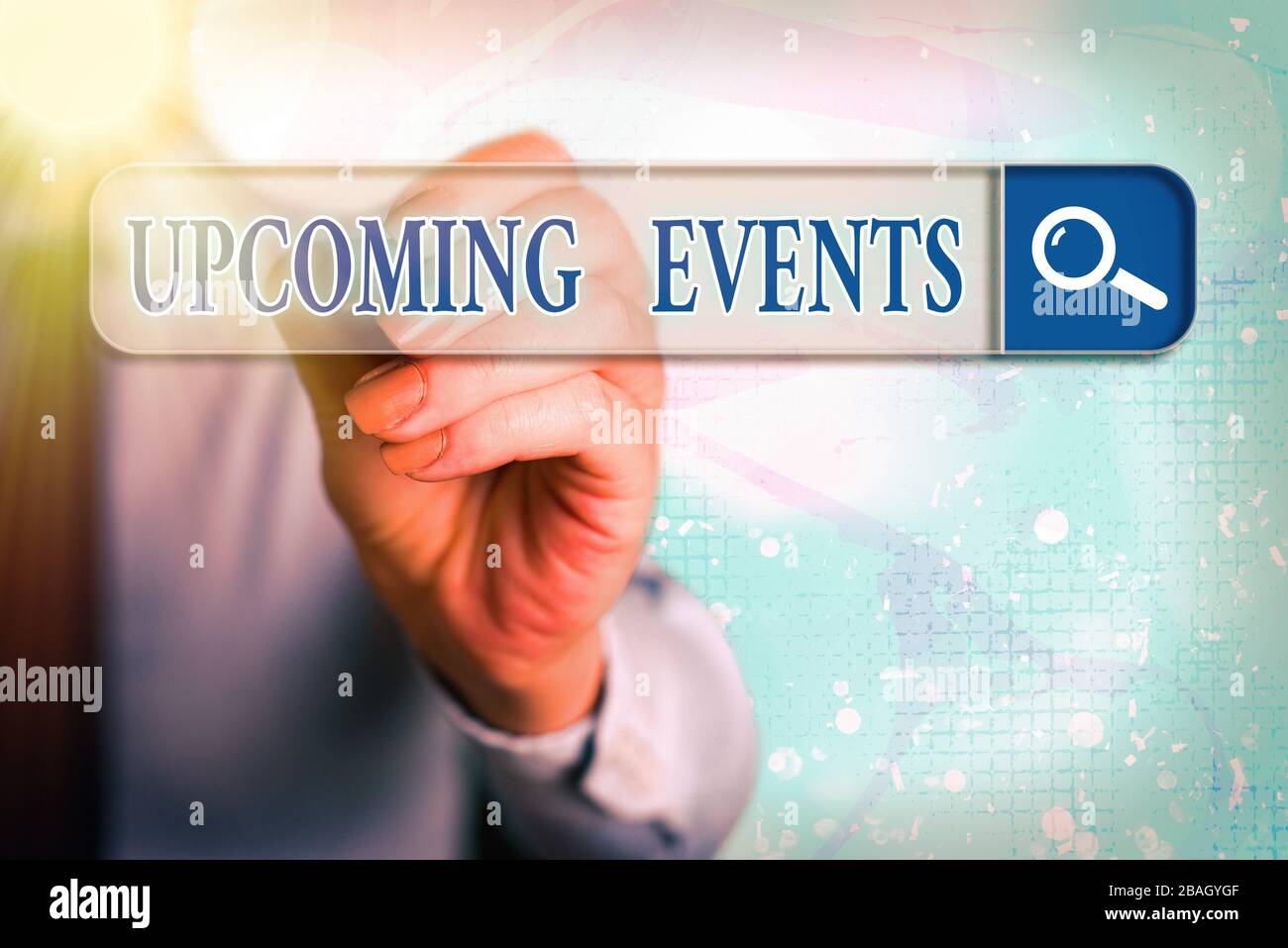 Word writing text Upcoming Events. Business photo showcasing the ...