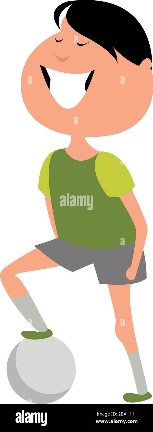 Soccer player action on Stock Vector Images - Alamy