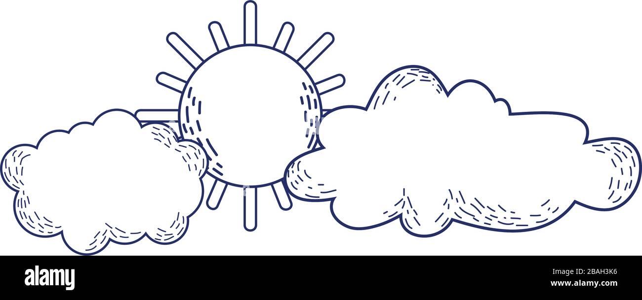 sun clouds sky weather cartoon isolated icon design vector illustration line style Stock Vector Image & Art - Alamy sun clouds sky weather cartoon isolated icon design vector illustration line style Stock Vector Image & Art - Alamy