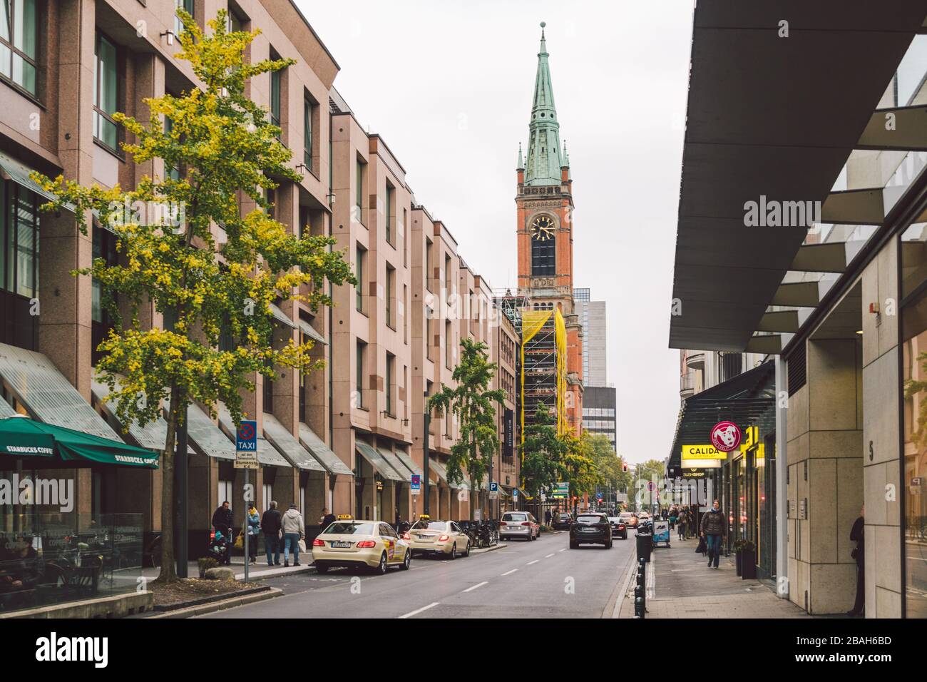 city and shopping streets around October 25, 2018 Dusseldorf, Germany