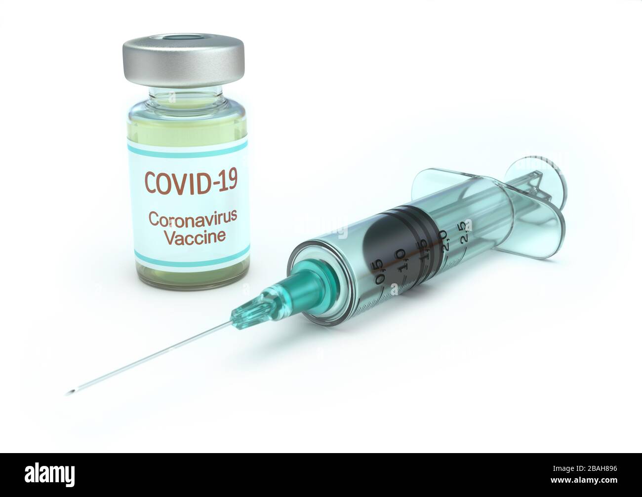 Covid-19 vaccine, conceptual image Stock Photo