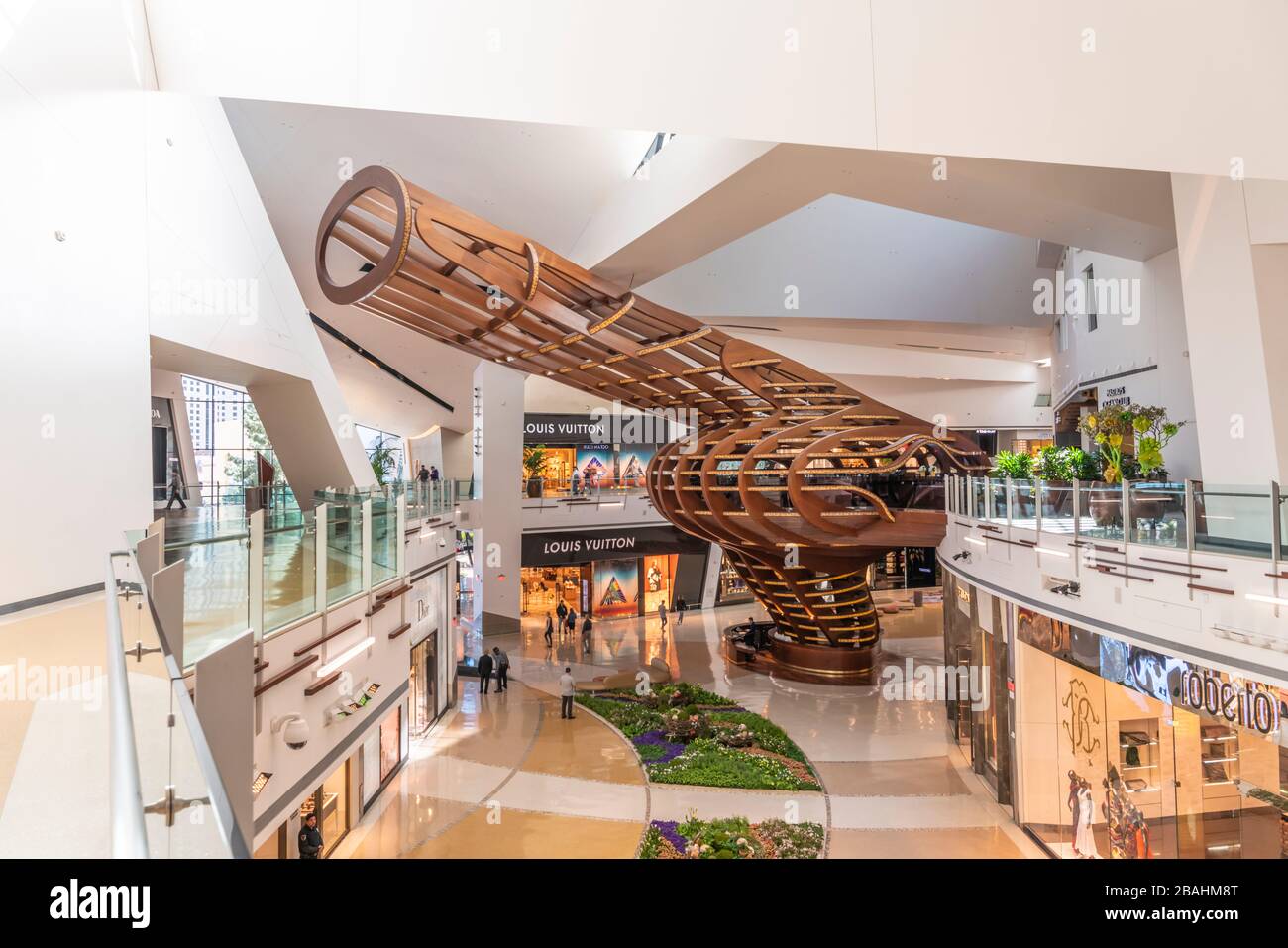 The Shops at Crystals along The Strip in Las Vegas, Nevada, USA Stock