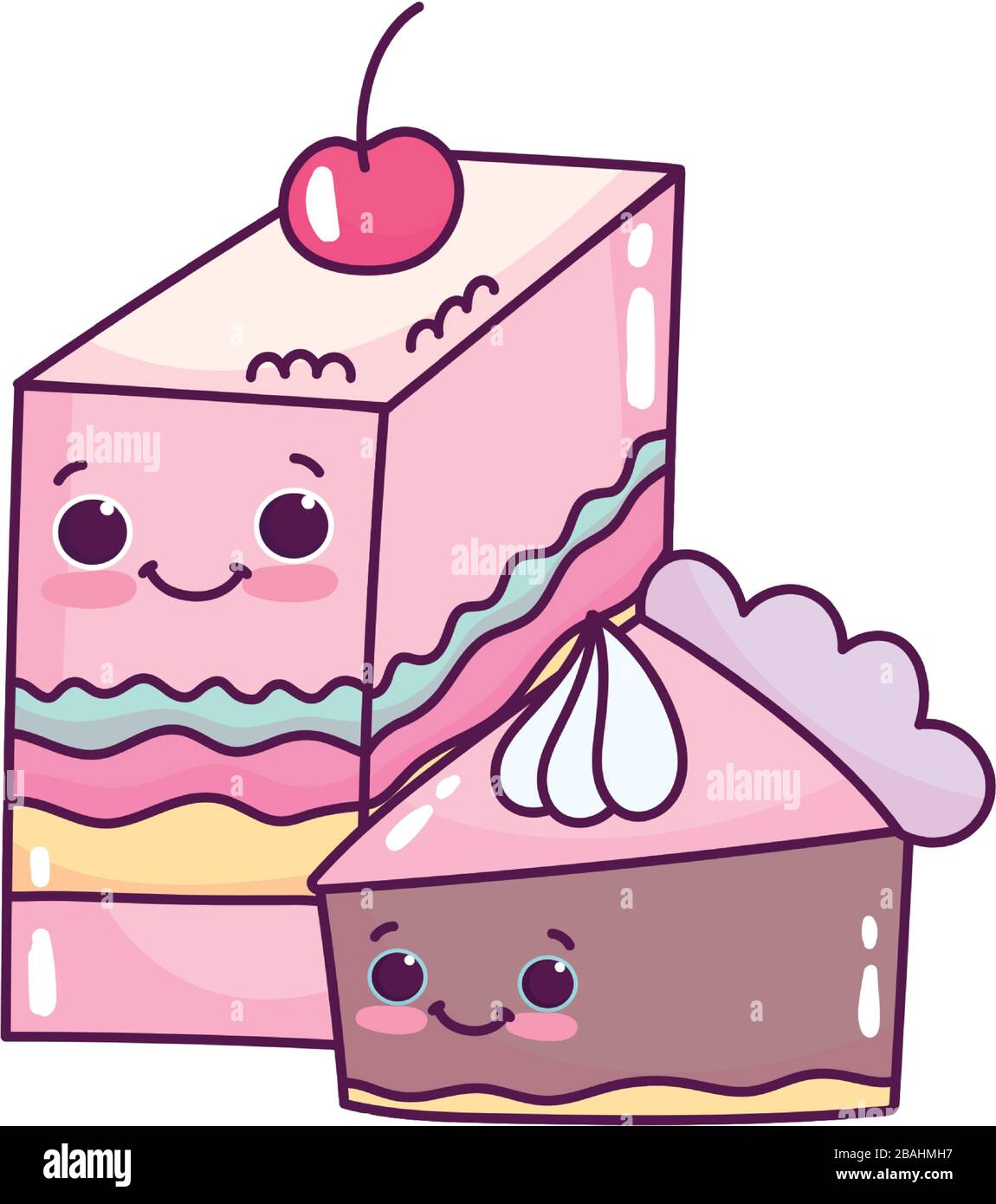 cute food slice jelly with fruit and slice cake sweet dessert pastry ...