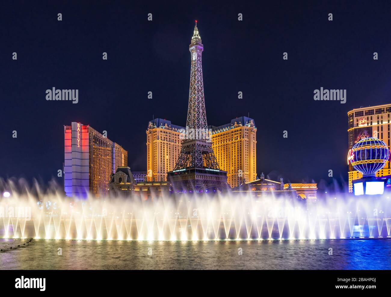 The Parisian casino and hotel complex along The Strip in Las Vegas ...