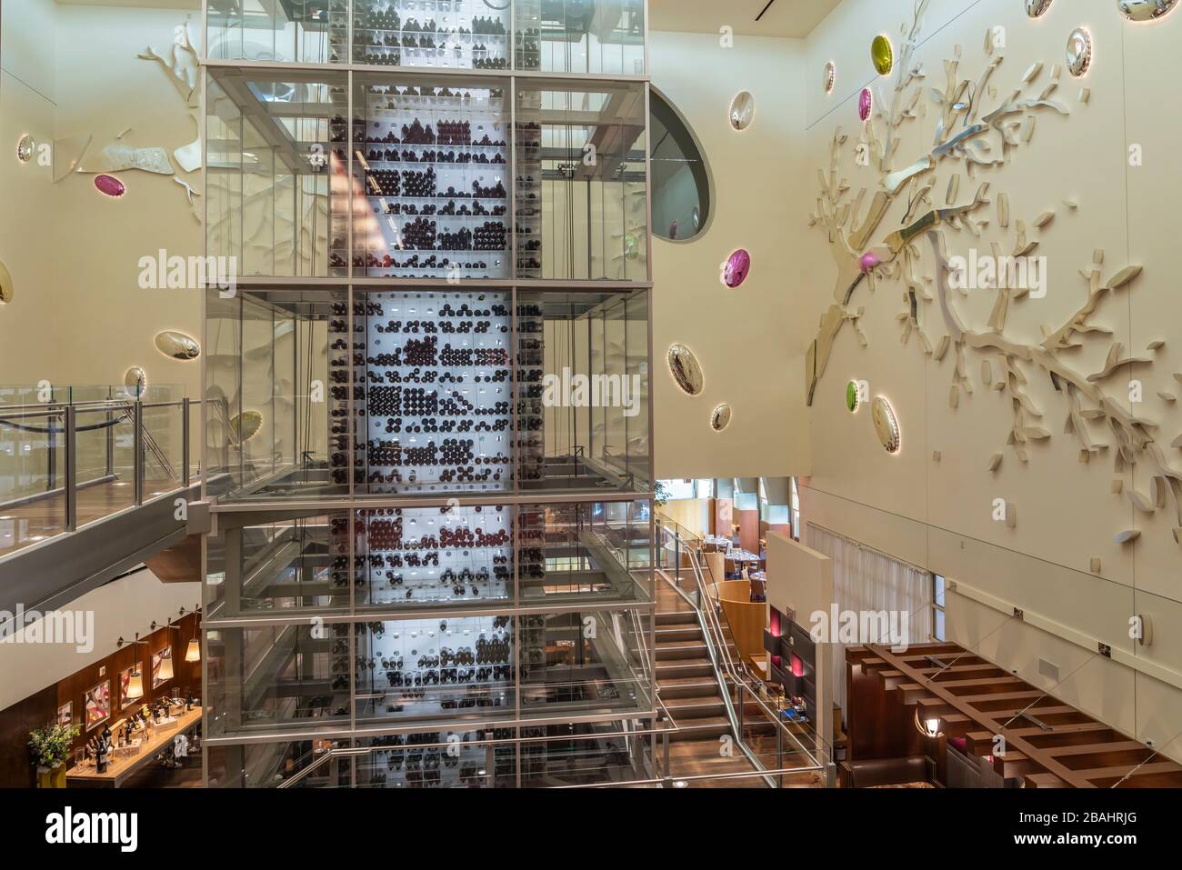 The Aureole Wine Cellar at the Mandalay Bay Hotel in Las Vegas, Nevada