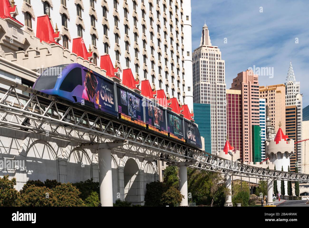 Las Vegas Monorail High Resolution Stock Photography and Images Alamy