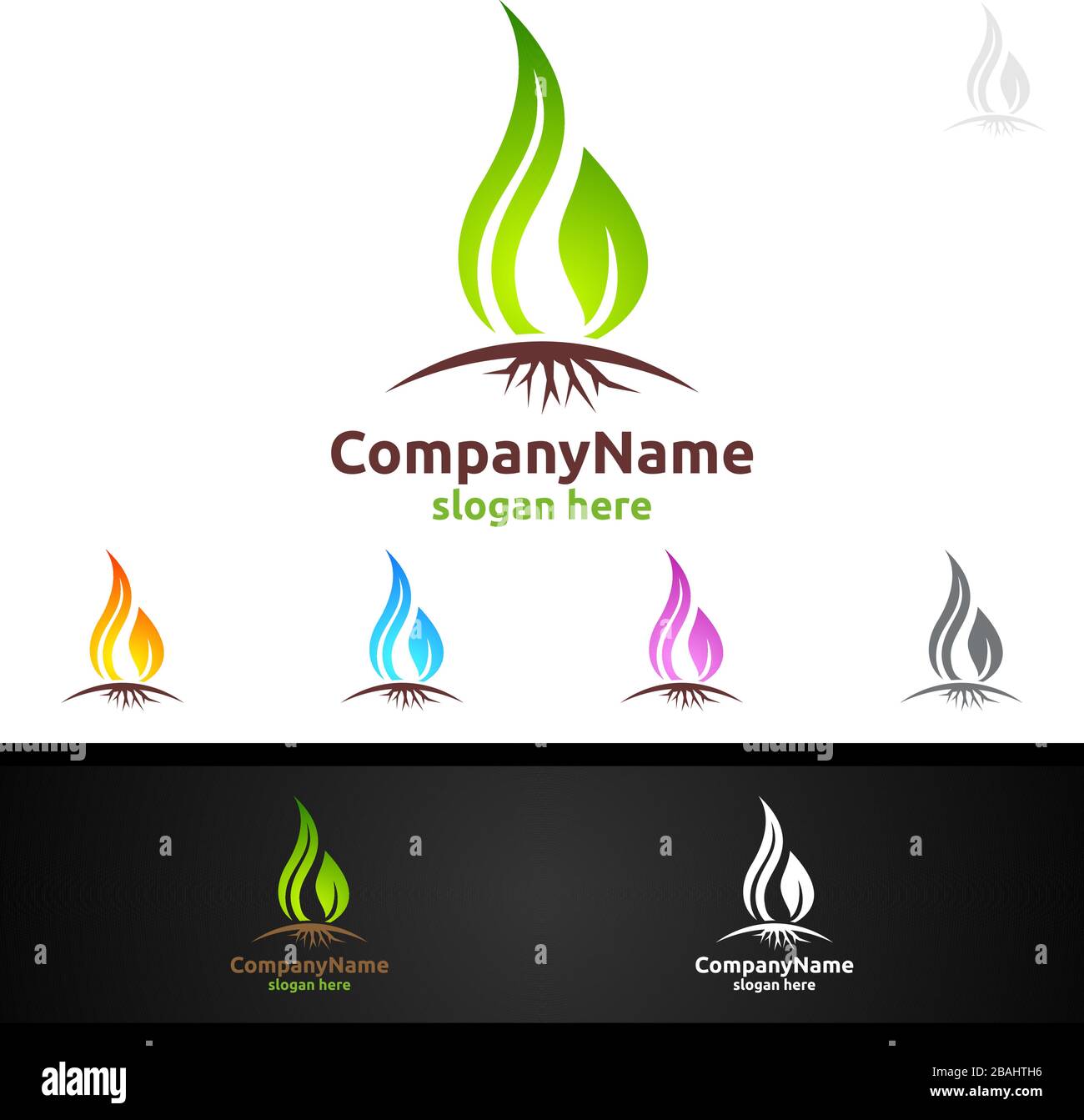 Water and Leaf Vector Logo for Natural Health Concept and Clean Water Company Stock Vector Image