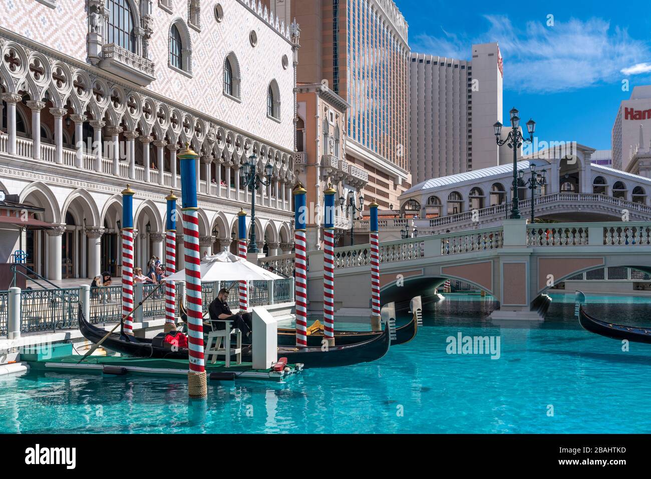 The Venetian Casino And Hotel Complex Along The Strip In Las Vegas ...