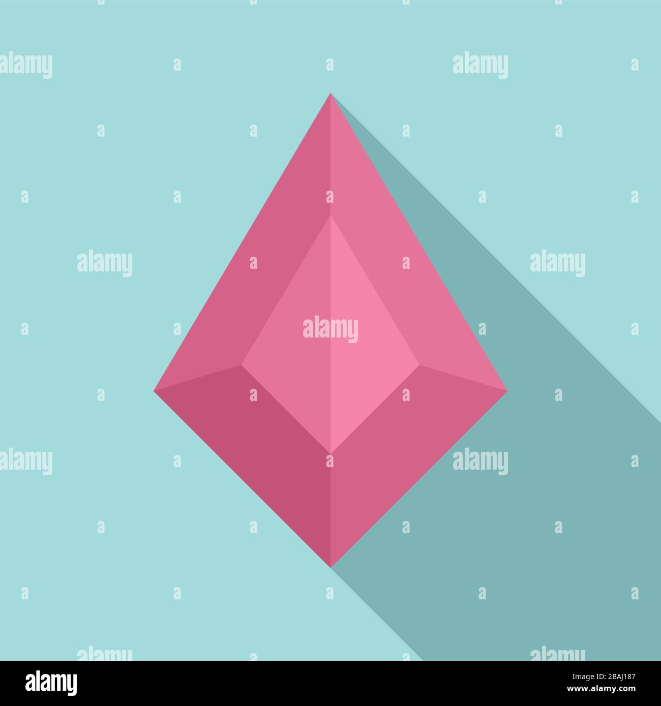 Princess jewel icon. Flat illustration of princess jewel vector icon ...