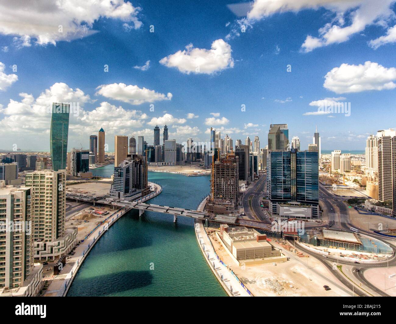 Aerial shot downtown dubai hi-res stock photography and images - Alamy