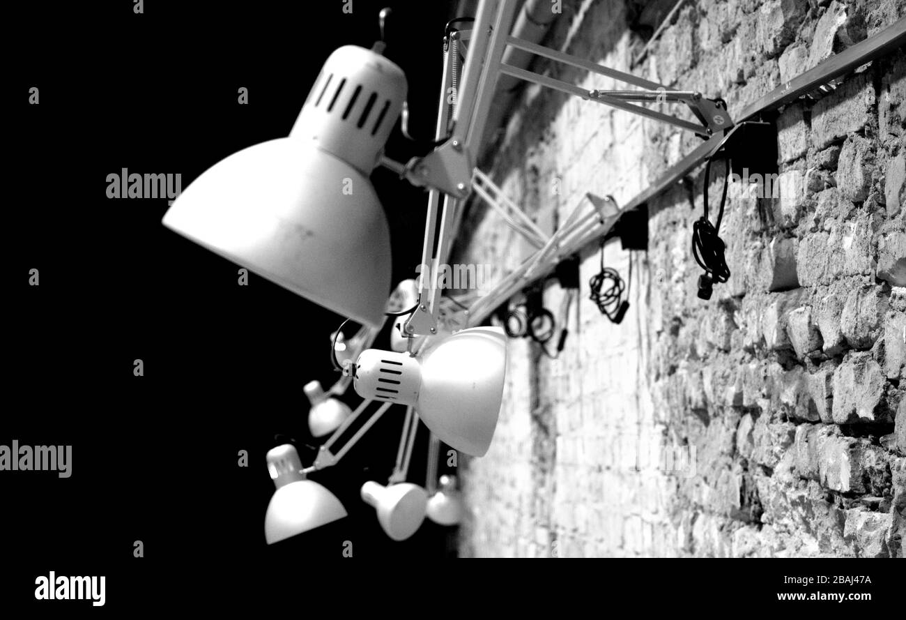 Decorative lamp hanging from the ceiling Stock Photo Alamy