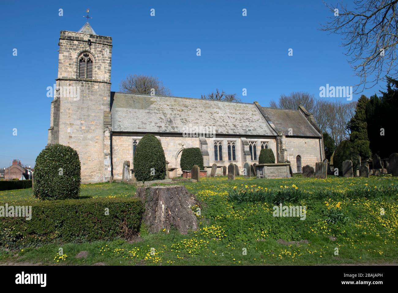 St.Mary's Church in Little Driffield, Driffield, East Yorkshire Stock Photo