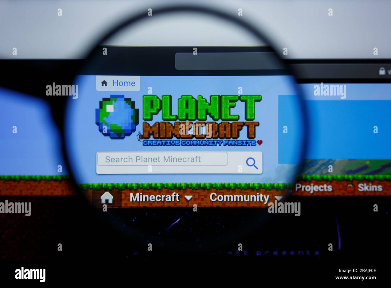 Planet minecraft hi-res stock photography and images - Alamy
