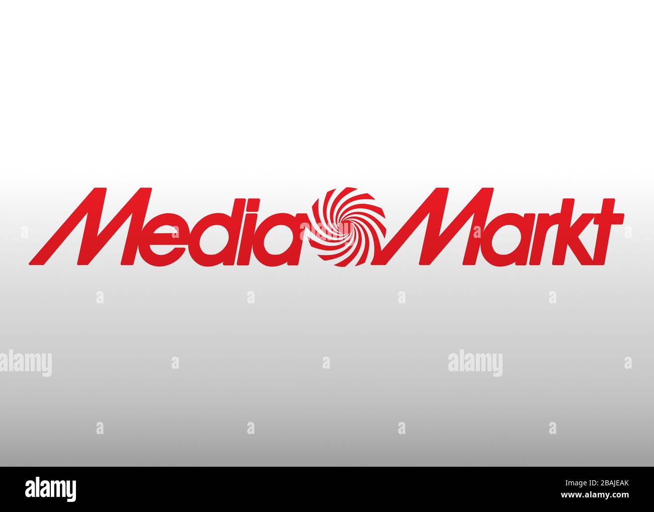 Logotipo Do Media Markt Na Loja Do Media Markt Foto de Stock