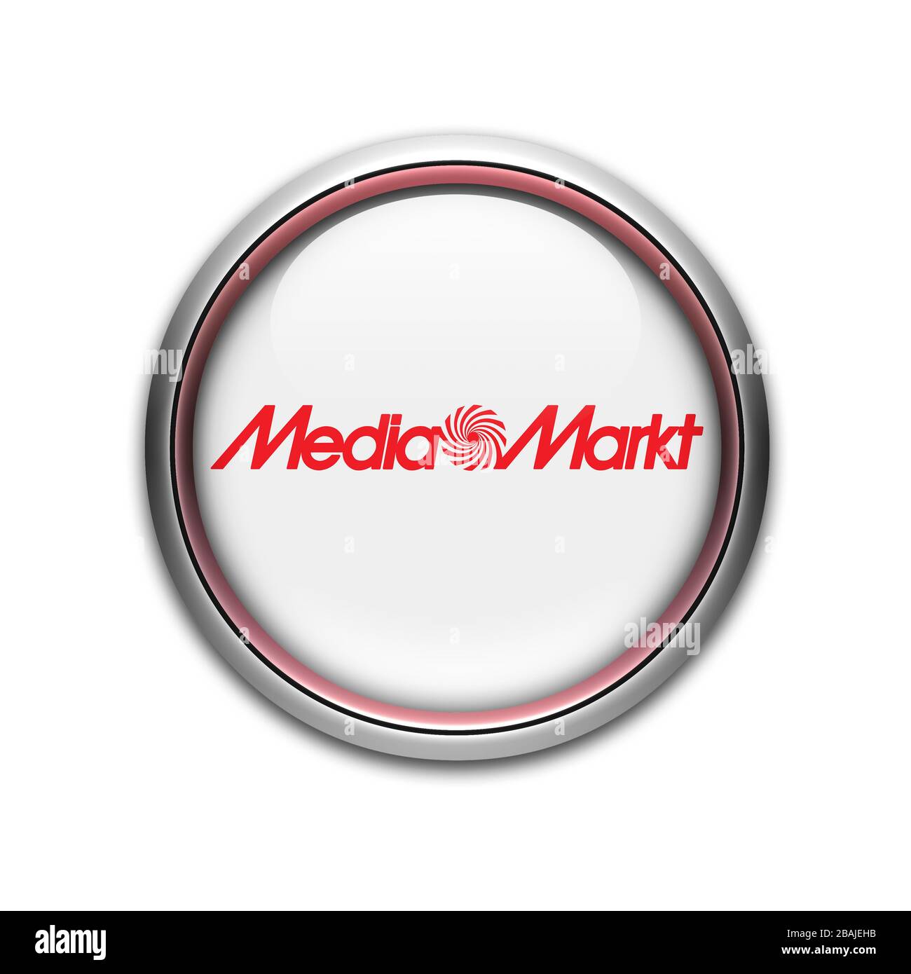 Media Markt logo Stock Photo