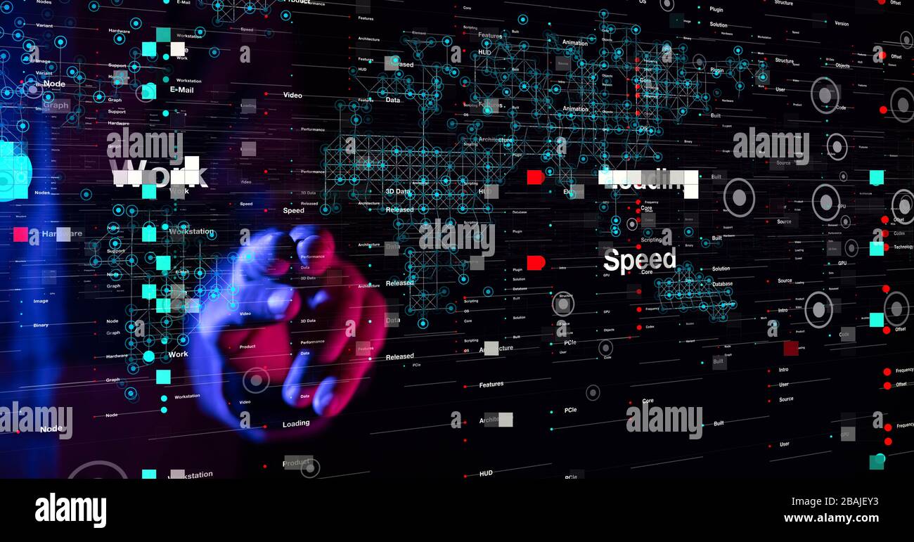 Software, web development, programming concept. Abstract Programming Stock Photo