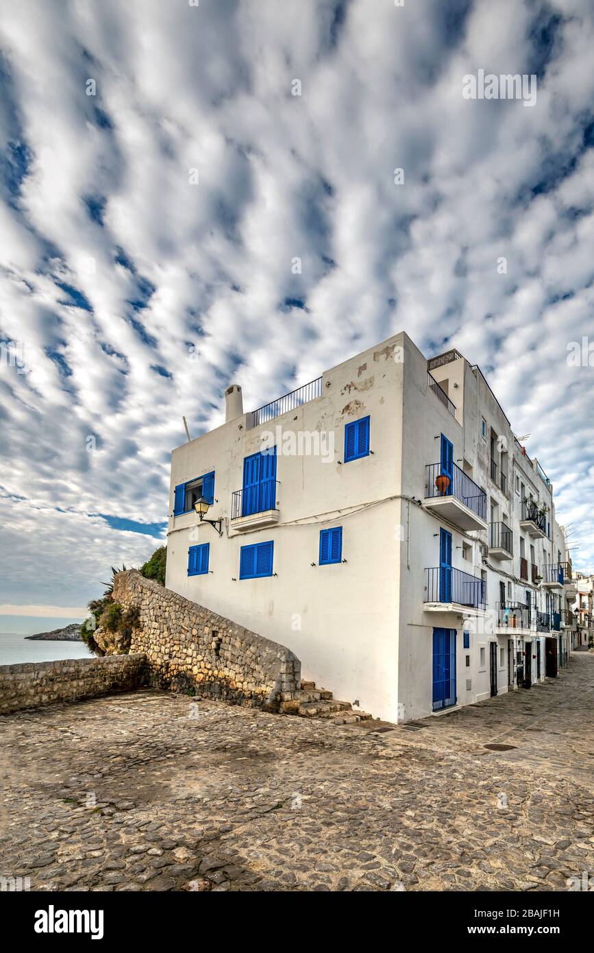 Dalt Vila old town, Ibiza, Balearic Islands, Spain Stock Photo