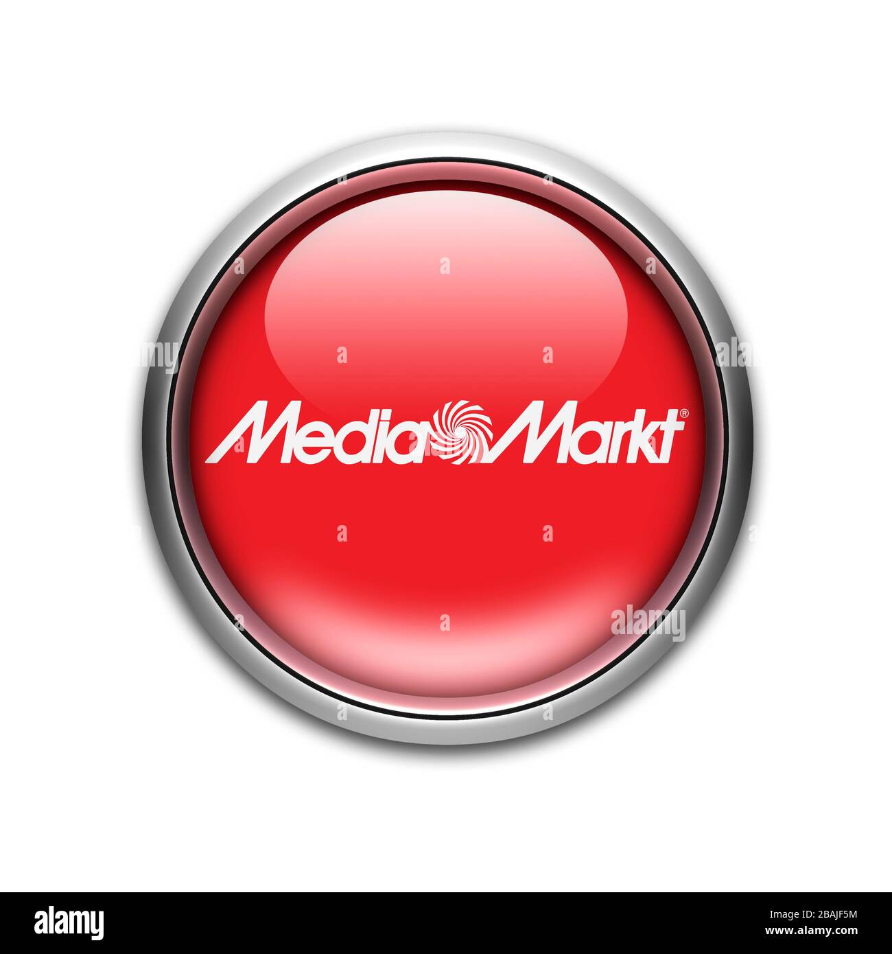 Media Markt Sign with Big Letter M in Front of a Store Editorial Image -  Image of center, concept: 209721785