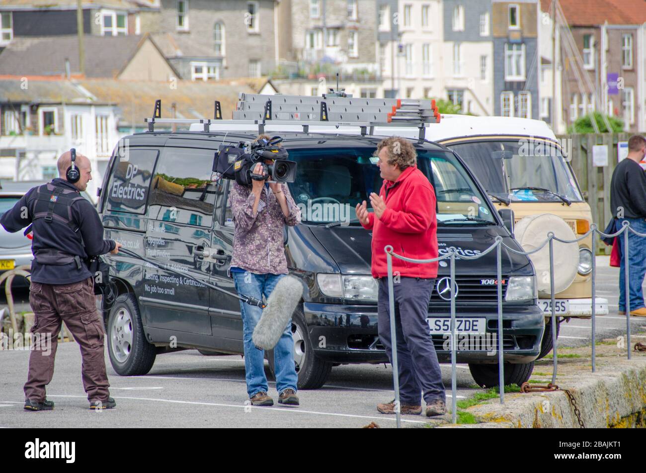 Falmouth in Cornwall, England, UK Stock Photo