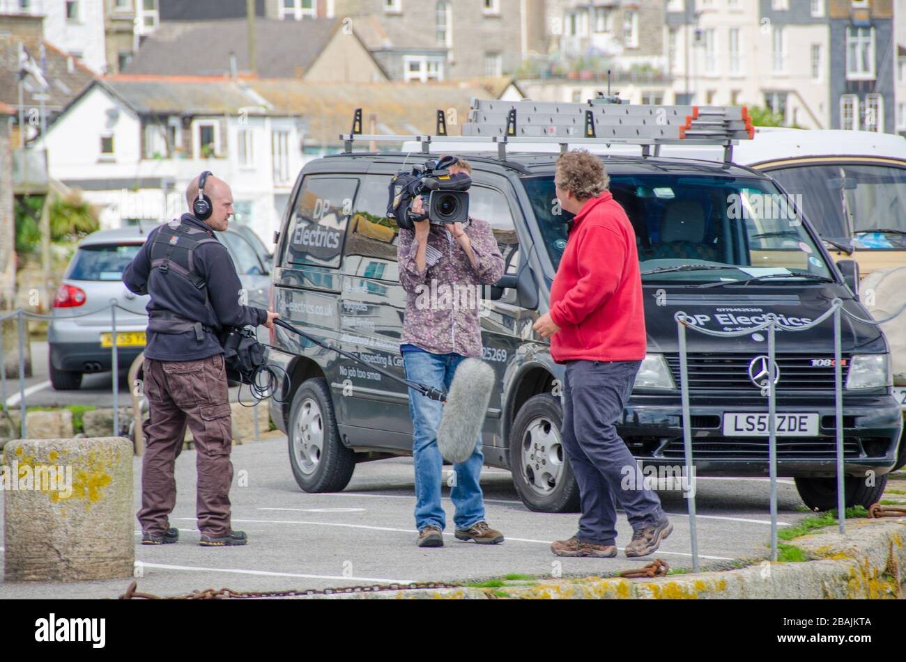 Falmouth in Cornwall, England, UK Stock Photo