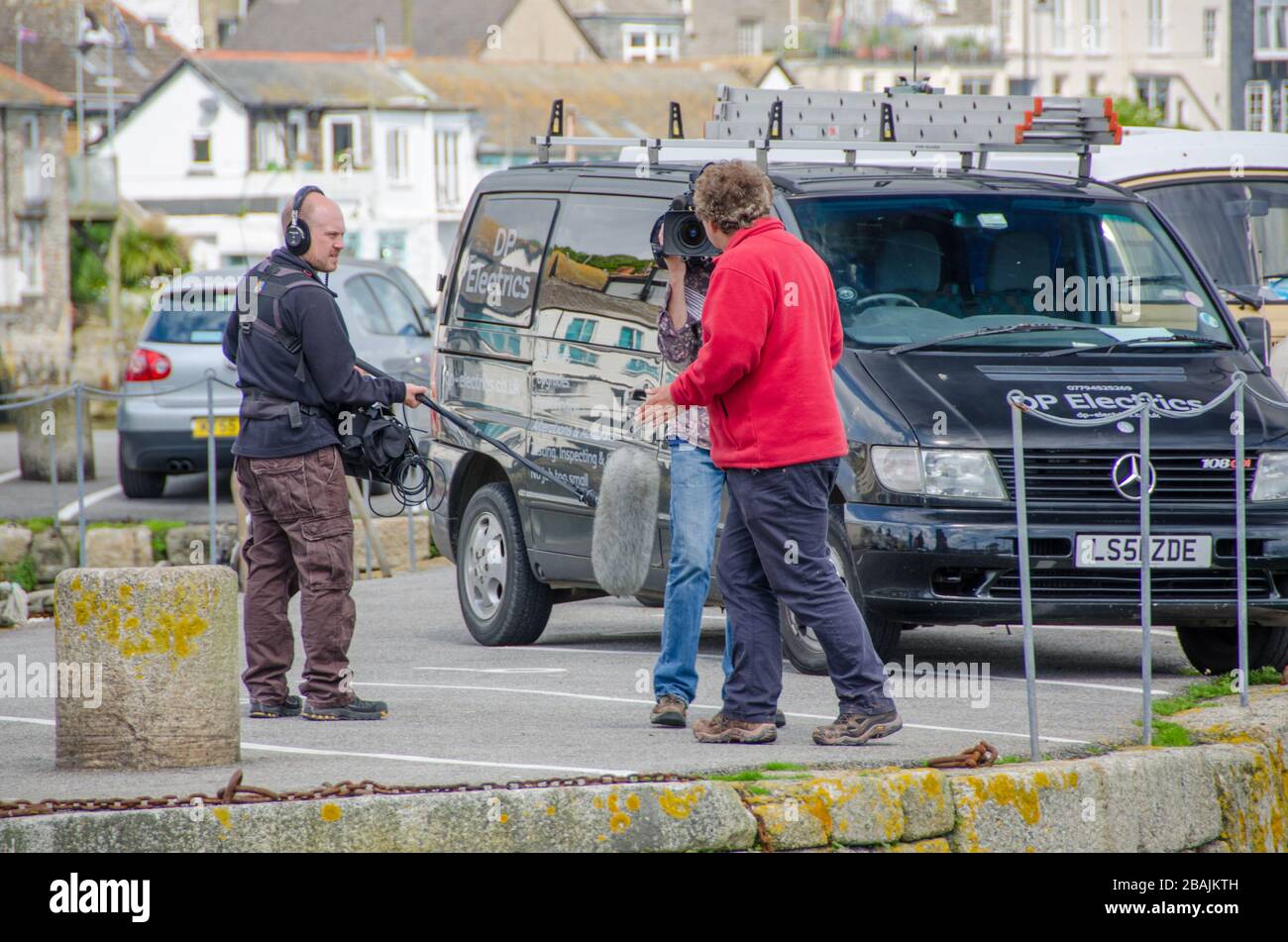 Falmouth in Cornwall, England, UK Stock Photo