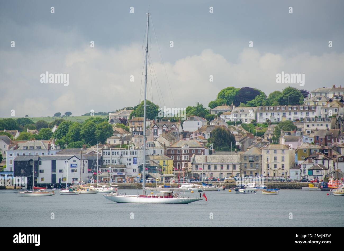 Falmouth in Cornwall, England, UK Stock Photo