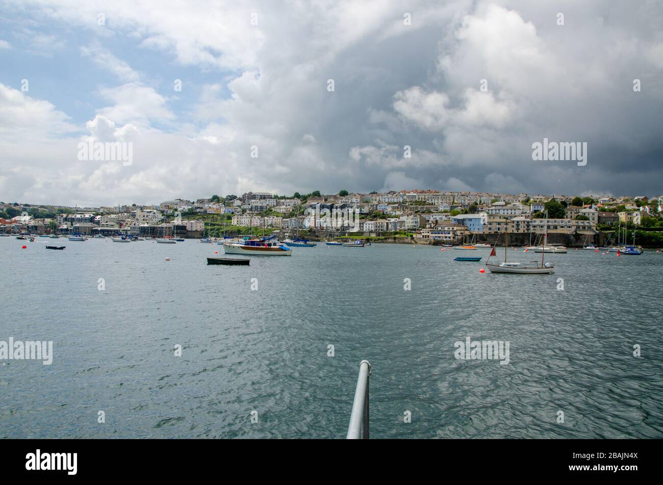 Falmouth in Cornwall, England, UK Stock Photo