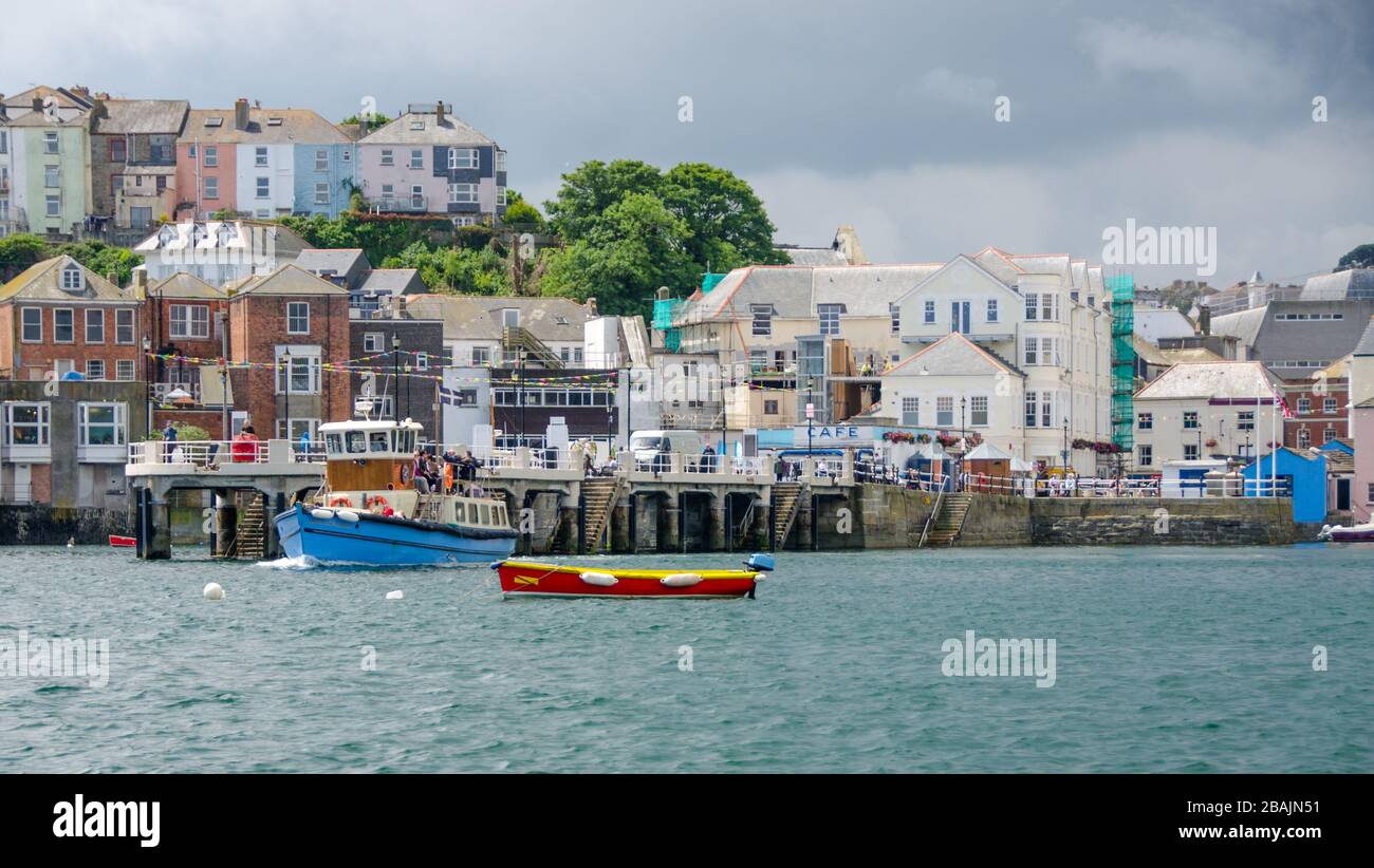 Falmouth in Cornwall, England, UK Stock Photo