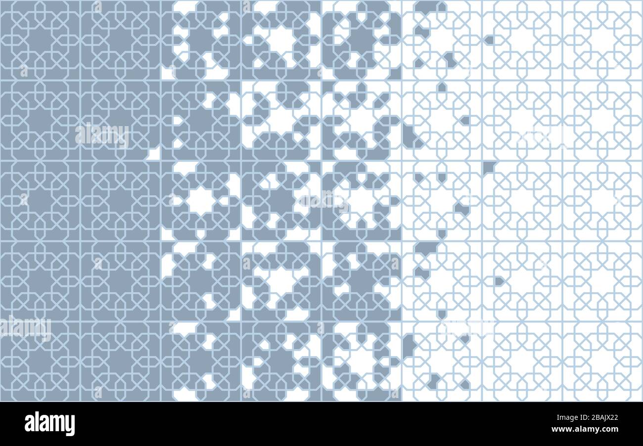 Arabesque tile seamless vector border Stock Vector Image & Art Alamy