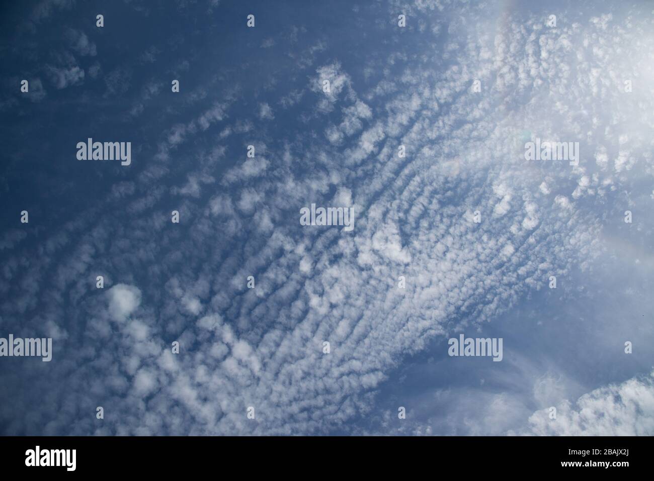 Texture and background of blue sky with white clouds Stock Photo - Alamy