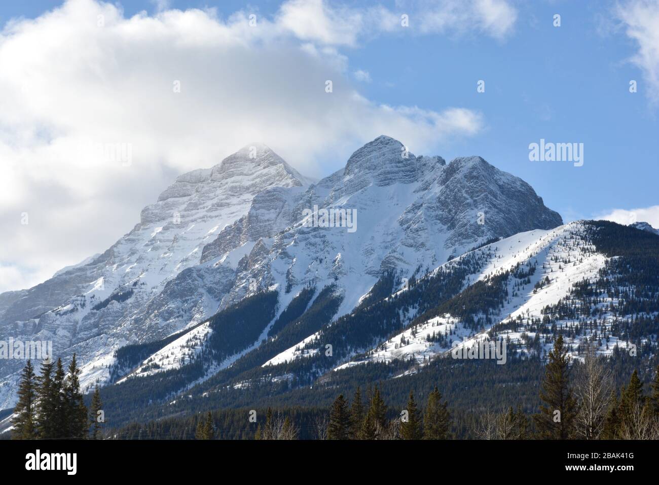 Snowy Mountain Peaks In The Rocky Mountains Stock Photo Alamy Snowy Mountain Peaks In The Rocky Mountains Stock Photo Alamy
