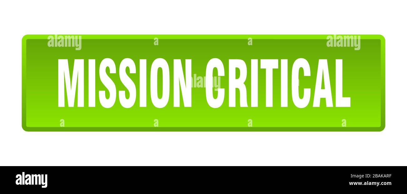 mission critical button. mission critical square green push button ...