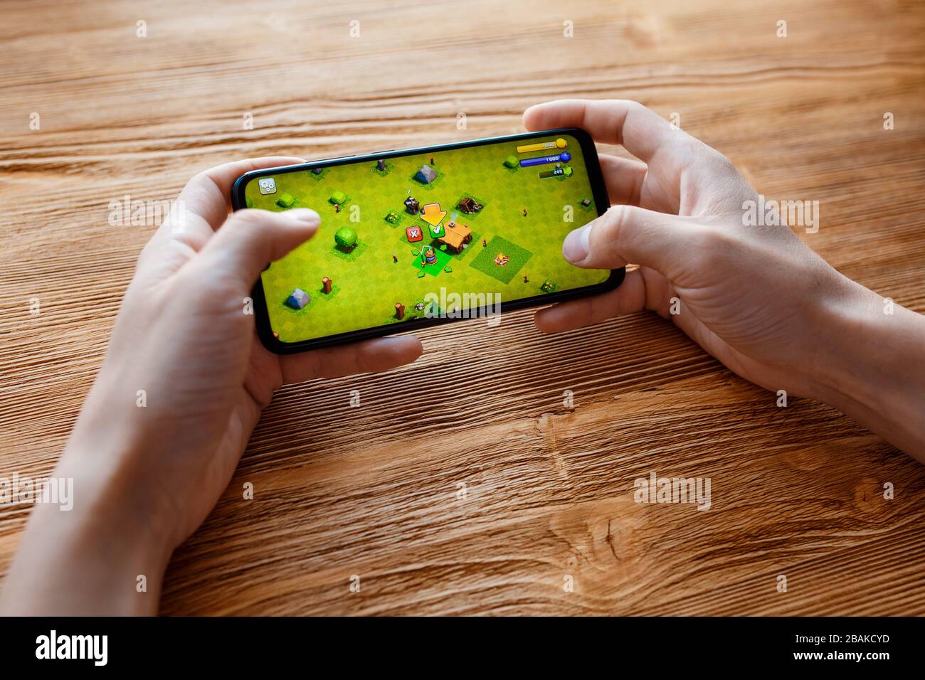 Clash of clans app hi-res stock photography and images - Alamy