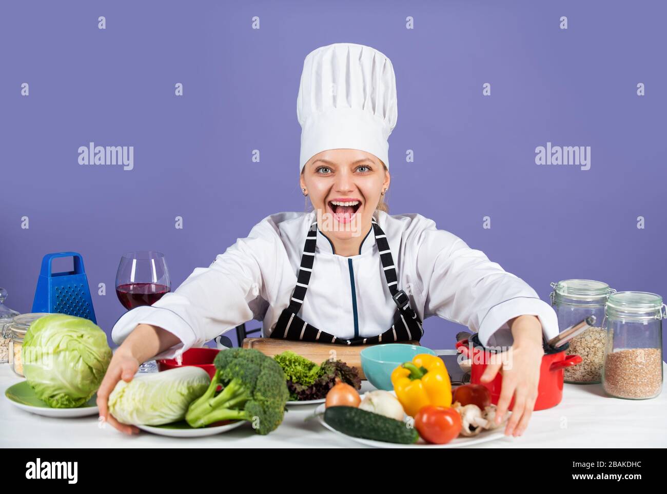 Culinary Really Burn Calories. Chef fresh and delicious vegetables for cooking. Cooking ...