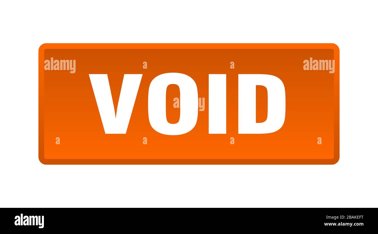 void button. void square orange push button Stock Vector