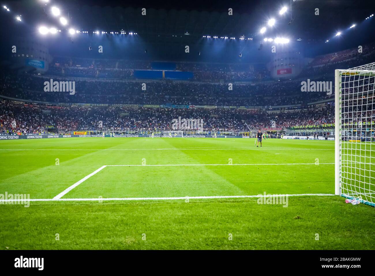 San Siro Stadium during soccer season 2019/20 symbolic images - Photo credit Fabrizio Carabelli /LM/ Stock Photo