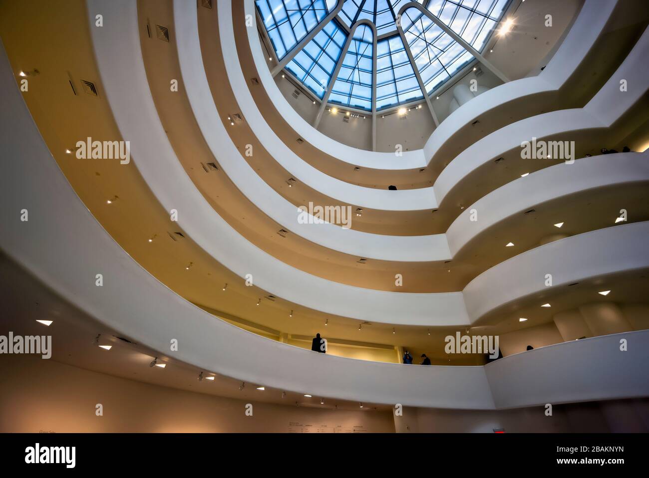 New York. Manhattan. Solomon Guggenheim Museum Stock Photo
