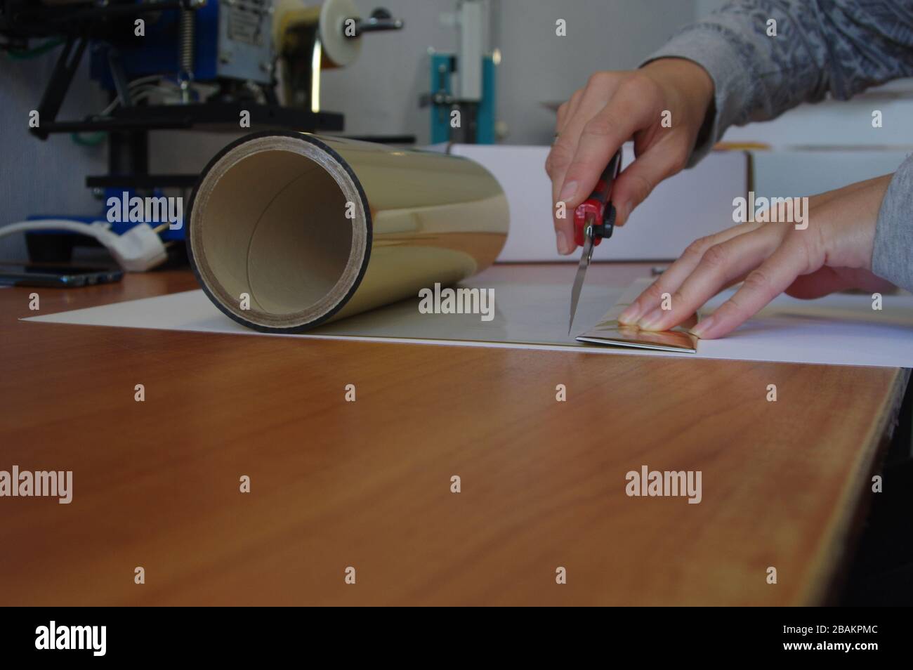 The many uses of golden premium glossy foil. Printed with professional